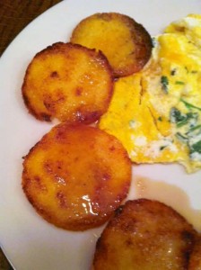 fried polenta with maple syrup recipe